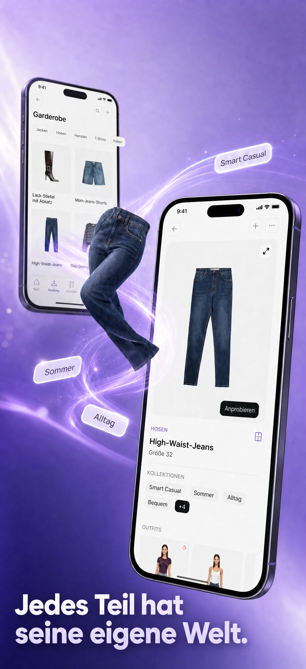 Die Anprobe, in der deine Teile zu einem Look an deinem Modell werden