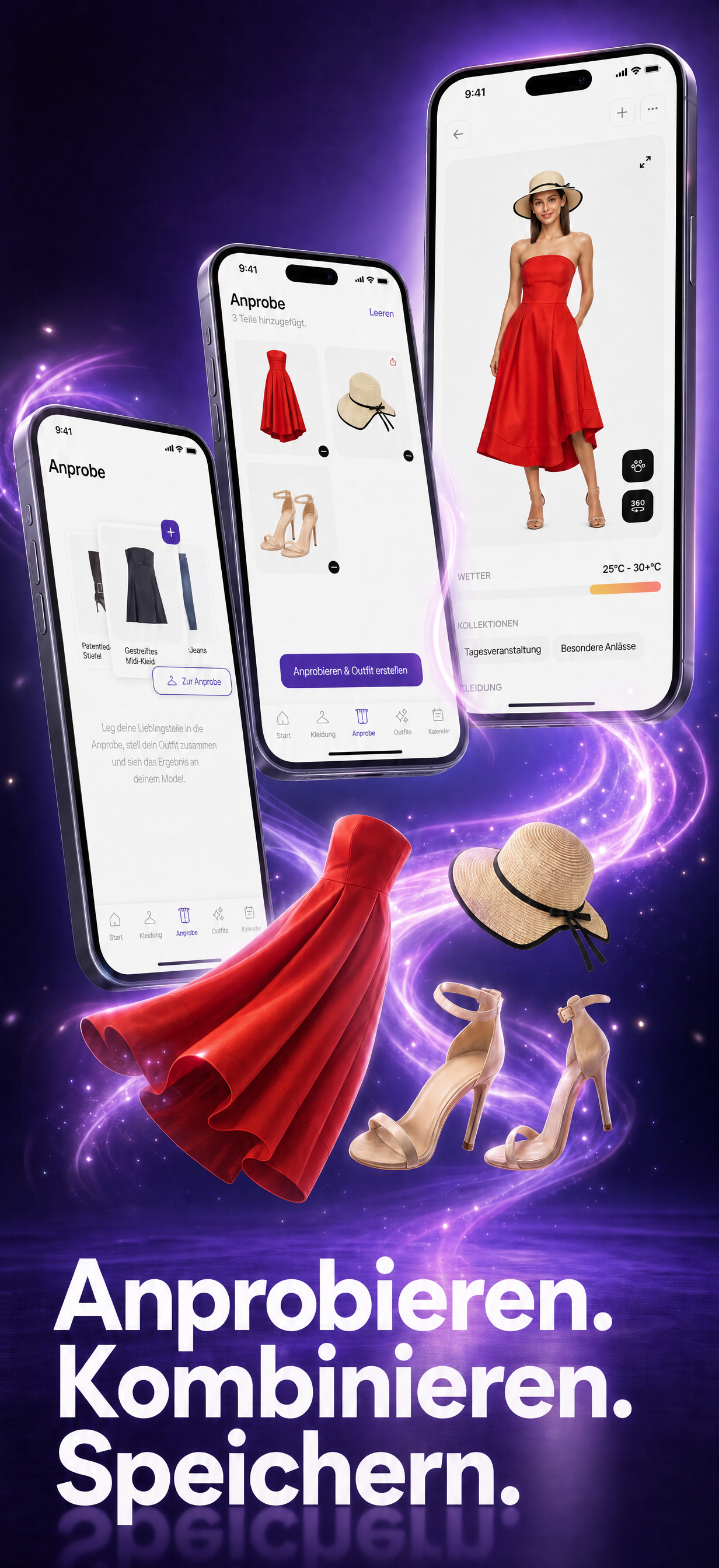 Die KI-Stylistin Iris, die Outfits für deinen Tag vorschlägt