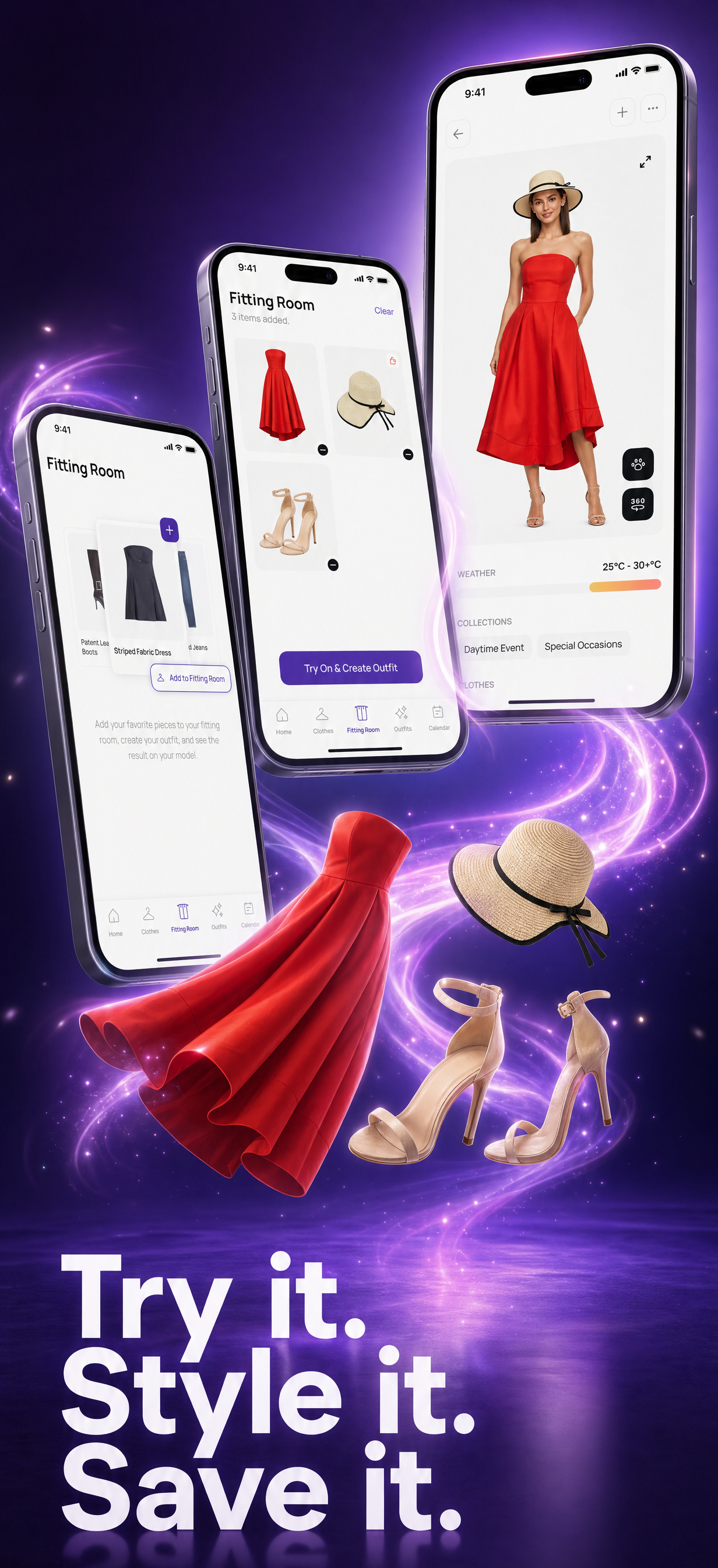 The Iris AI stylist suggesting outfits for your day